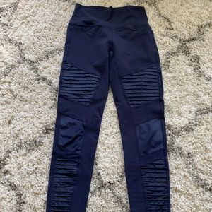 Alo Moto High Waist Legging Navy Size M